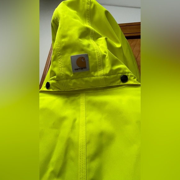Carhartt Men's High-Vis Waterproof Loose Fit Class 3 Jacket - Picture 9 of 14